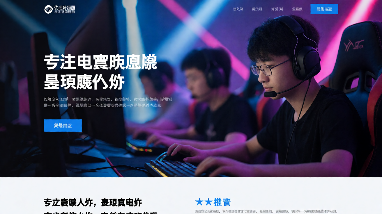 电竞赛事现场灯光与竞技氛围